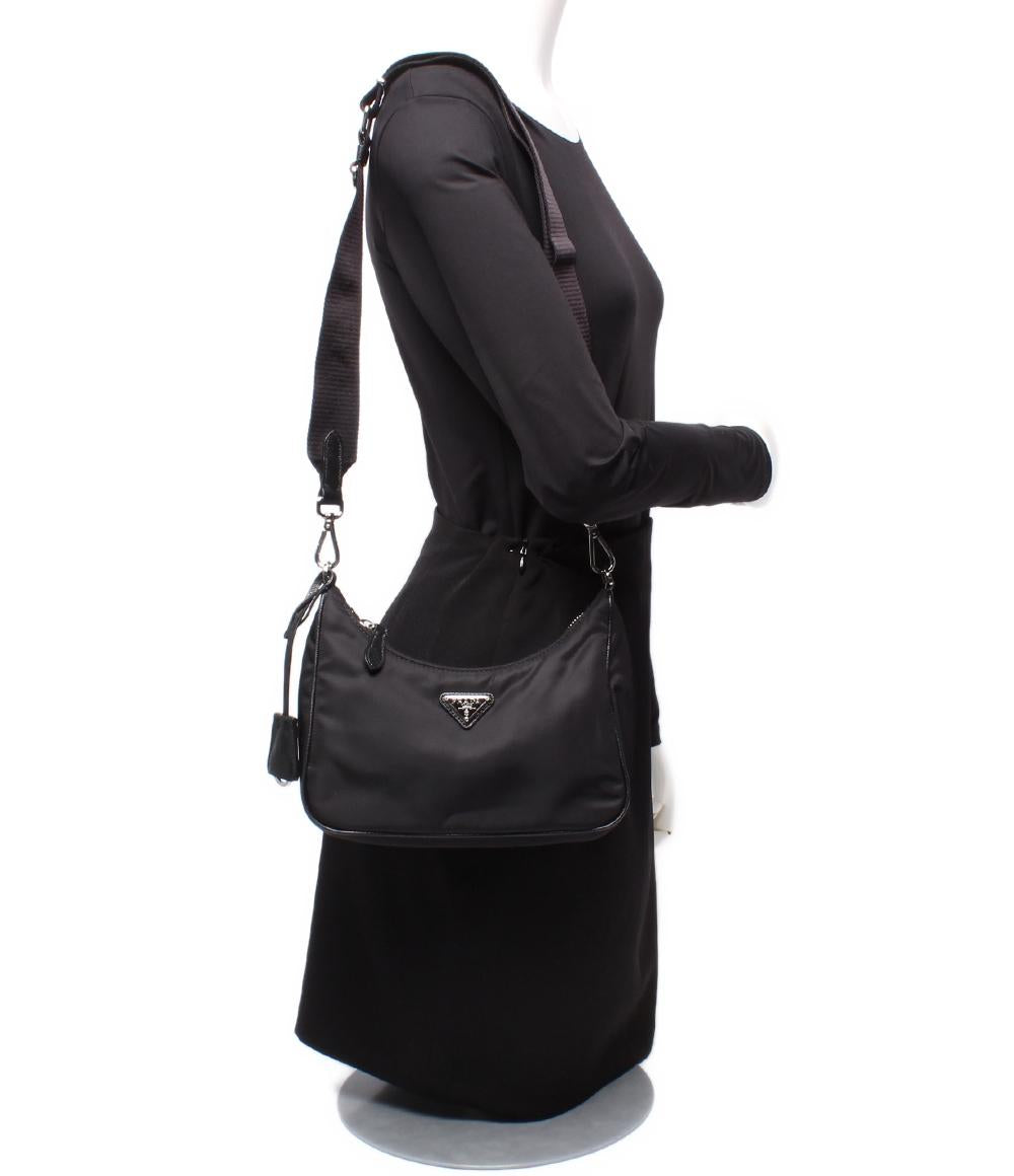 美品 PRADA ショルダーバッグ 肩掛け 斜め掛け Re-Edition 2005 Re-Nylon 1BH204 レディース プラダ