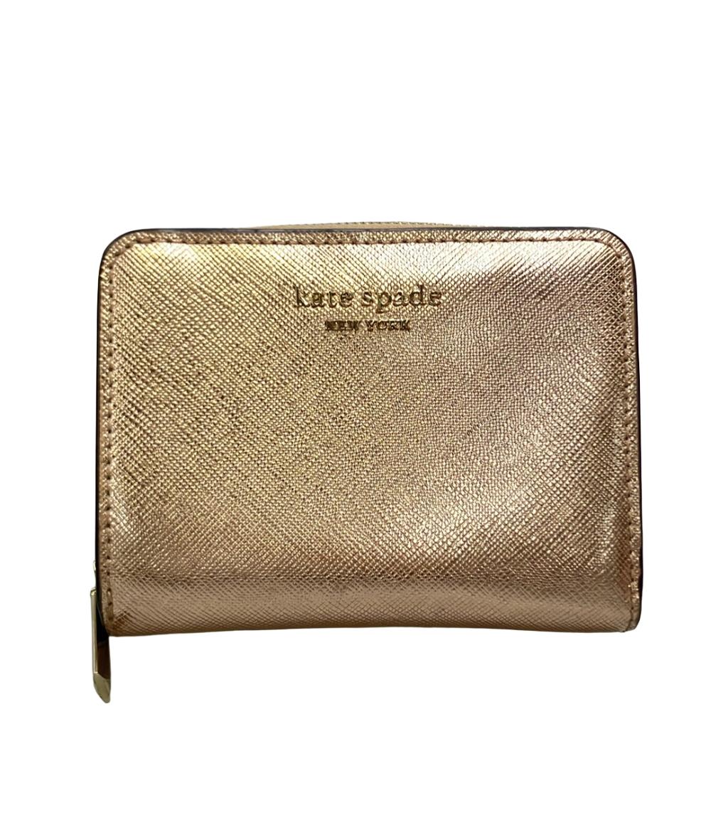 美品 GUCCI 二つ折り財布 GGスプリーム キャンバス ミニ ウォレット