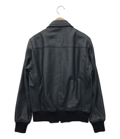 HYSTERIC GLAMOUR ブラック シングルライダース レザージャケット HYSTERIC GLAMOUR（ヒステリックグラマー）の「ホースレザー シングル