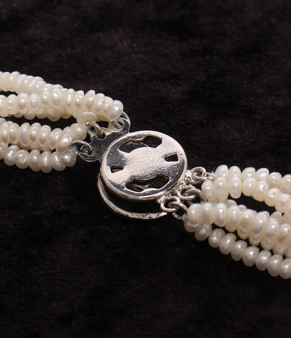 6連ネックレス 淡水パール レディース