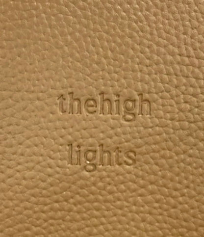 美品 thehigh lights トートバッグ ショルダーバッグ バケットバッグ 2WAY 斜め掛け レディース ザハイライツ