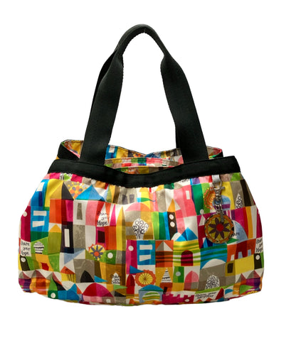 美品 LeSportsac Disney トートバッグ イッツ・ア・スモールワールド レディース レスポートサック ディズニー