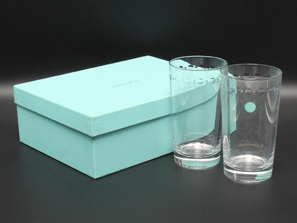 ティファニー グラス タンブラー 2点セット ペア スウィング HB TIFFANY&Co.