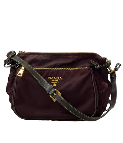 PRADA ショルダーバッグ ワインレッド レディース プラダ