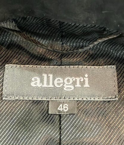 アレグリ 長袖シャツ 人工皮革 メンズ SIZE M (M) allegri