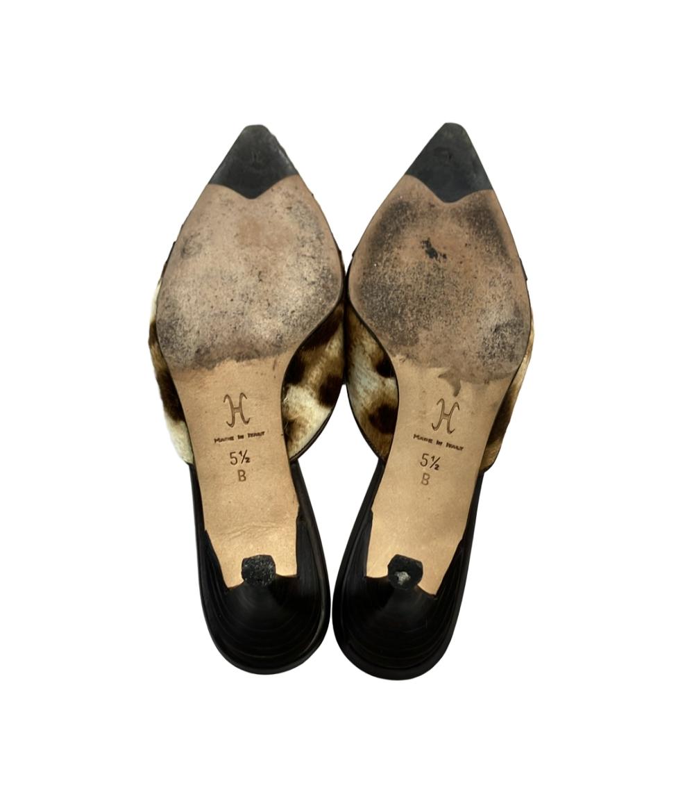 COLE HAAN ミュール ハラコ レディース SIZE 5 1/2 B (22.5cm) コールハーン