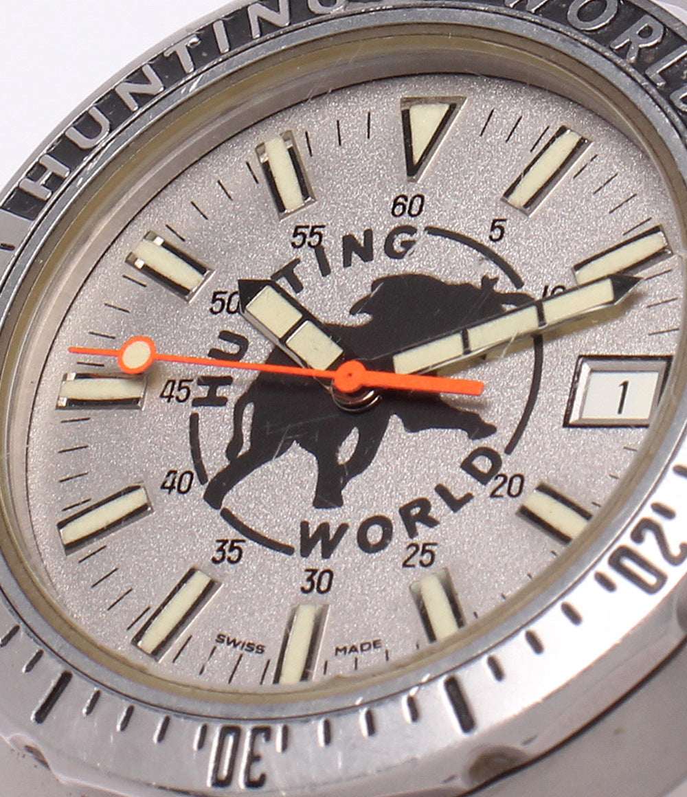 HUNTING WORLD 腕時計 コンパス付き スポーツアバウト クオーツ CW-14846 メンズ ハンティングワールド