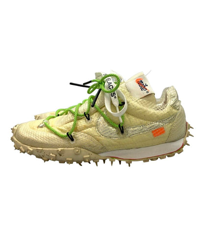 NIKE OFF-WHITE ローカットスニーカー ワッフル レーサー CD8180-100 レディース SIZE 22.5 (S) ナイキ オフホワイト