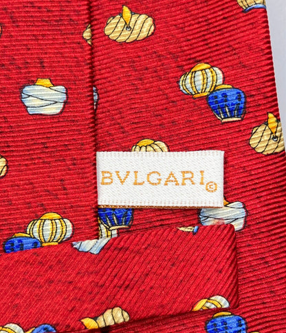 BVLGARI ネクタイ シルク 100% メンズ ブルガリ