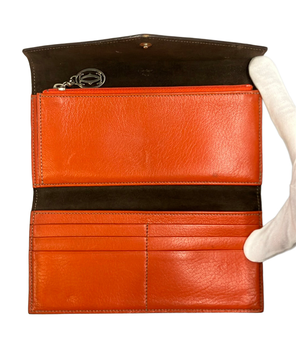 Cartier 長財布 Les Must Tangerine レディース カルティエ
