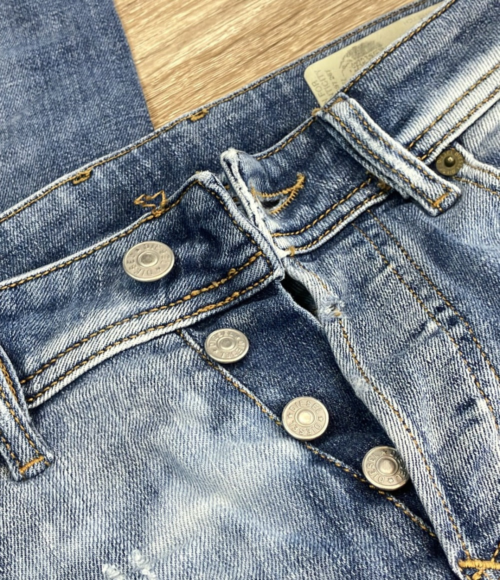 ディーゼル デニムパンツ ボタンフライ ユーズド ダメージ加工 メンズ SIZE 27 (XS) DIESEL