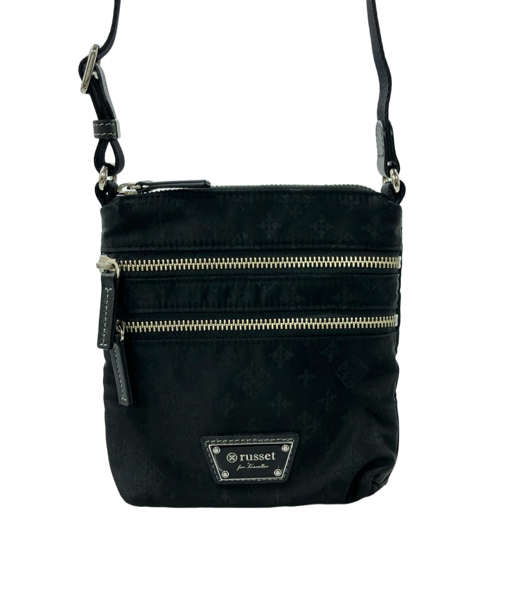 ラシット モノグラムナイロンミニショルダーバッグ 斜め掛け レディース russet