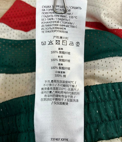 美品 GUCCI ハーフパンツ メッシュ 737407 XJFFK メンズ SIZE L グッチ