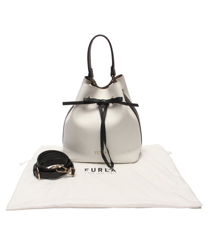 美品 FURLA 2WAYハンドバッグ ショルダーバッグ 斜め掛け 肩掛け レディース フルラ