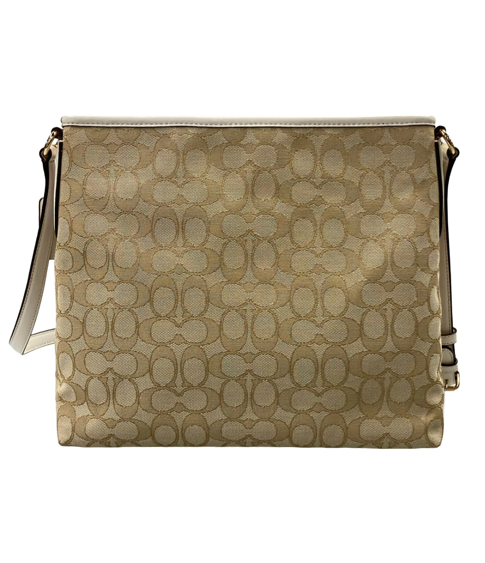 美品 COACH ショルダーバッグ シグネチャー F58285 レディース コーチ