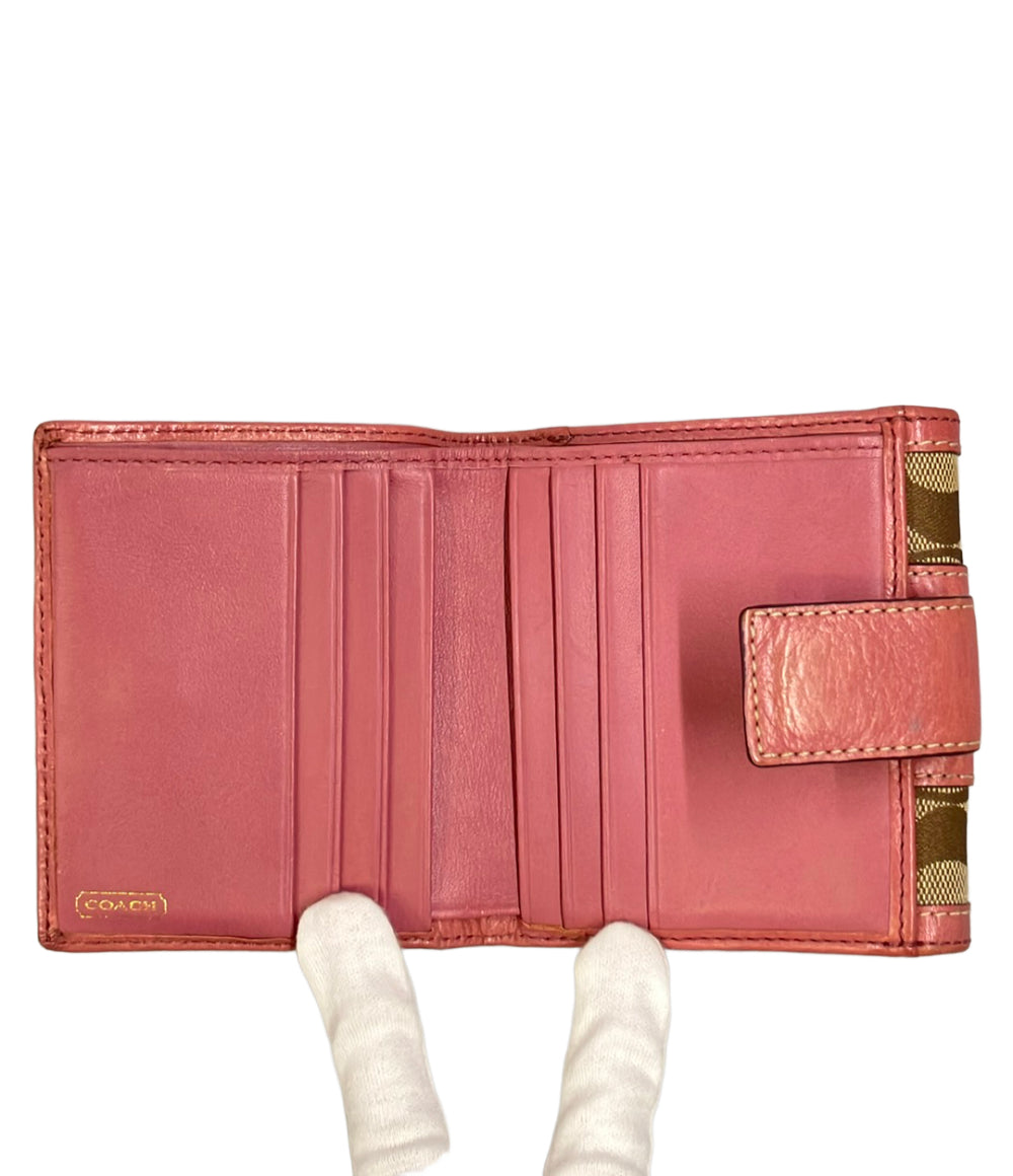 COACH 二つ折り財布 シグネチャー レディース コーチ