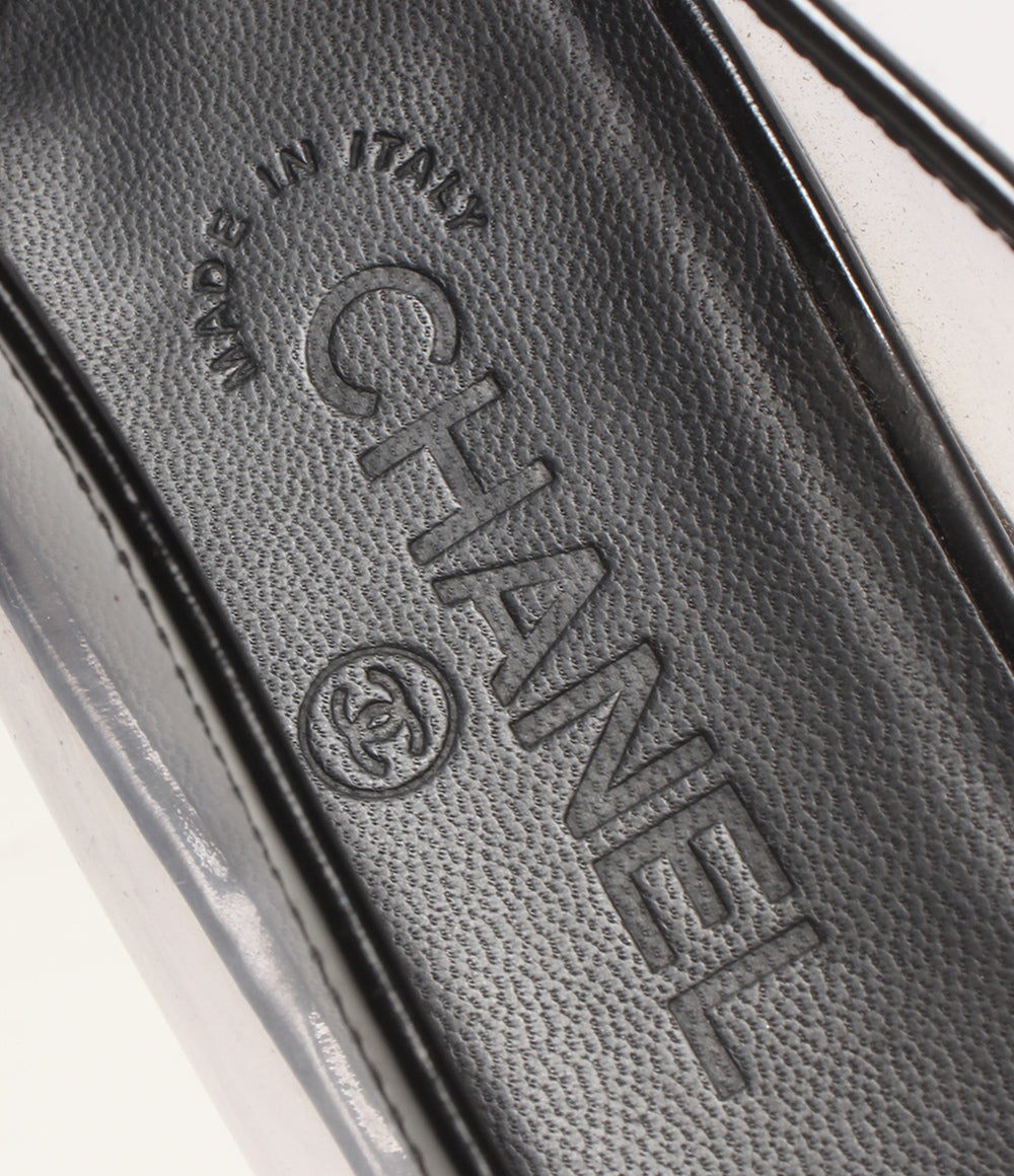 CHANEL ローヒールパンプス バレーシューズ スケルトン レディース SIZE 38 シャネル