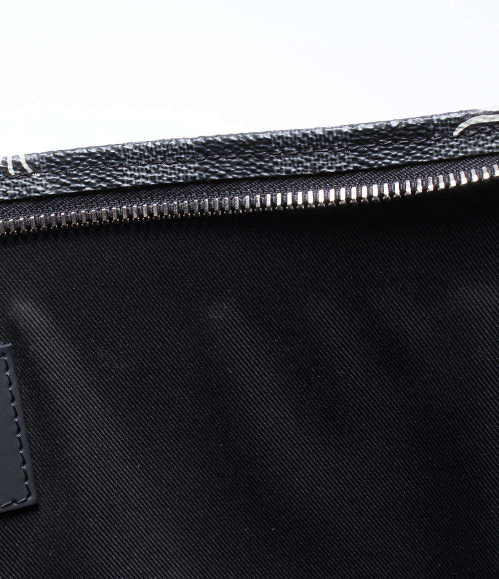 ルイ・ヴィトン クラッチバッグ セカンドバッグ クリストファーネメスコラボ ポシェット ヴォワヤージュ ダミエ グラフィット N61234 メンズ