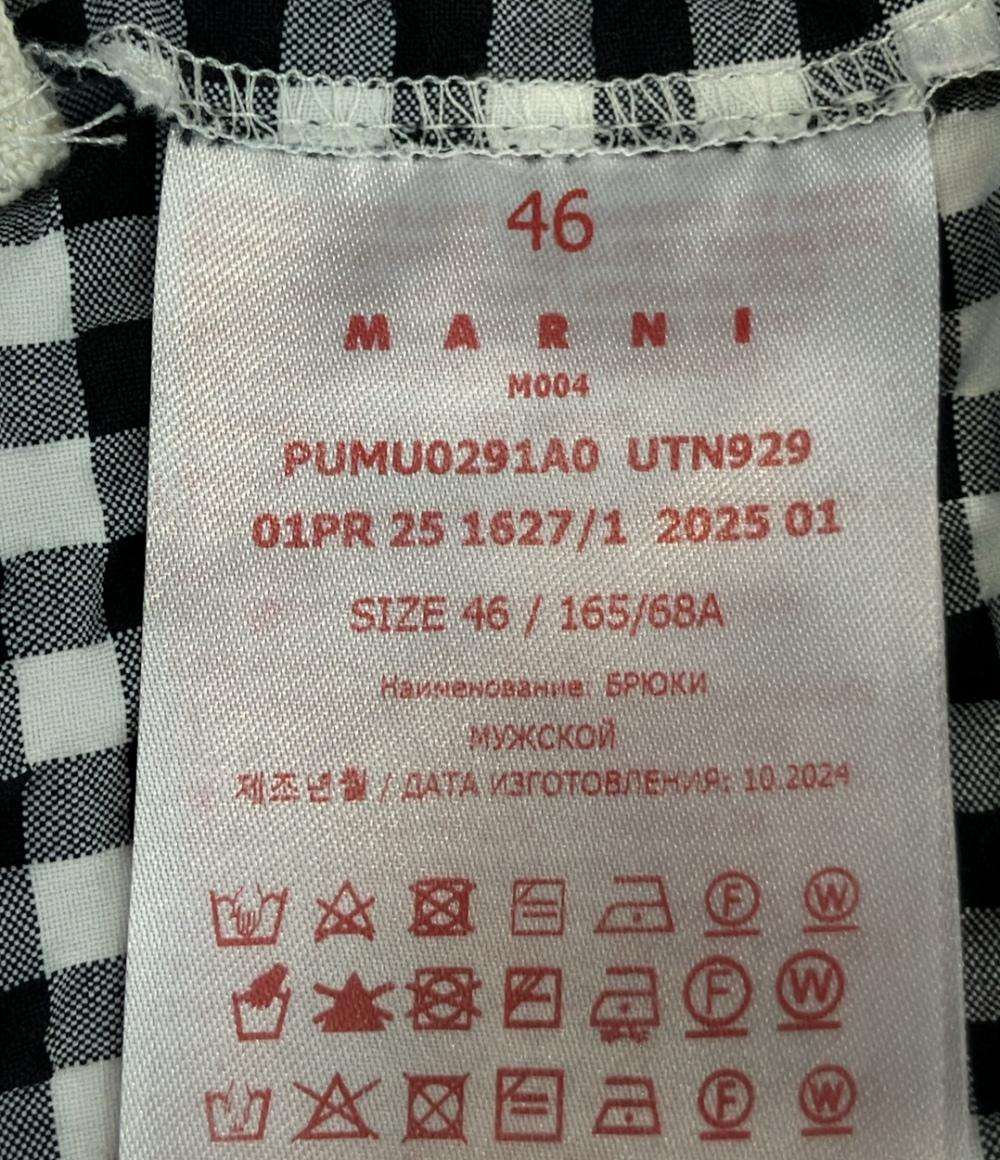 MARNI ショートパンツ ギンガムチェック柄 PUMU0291A0 UTN929 メンズ SIZE 46 マルニ