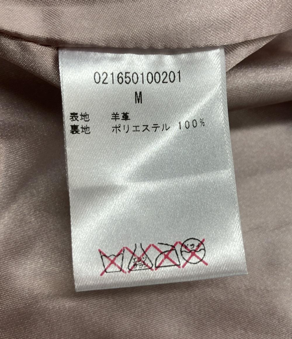 ダズリン ラムレザーライダースジャケット アウター レディース SIZE M dazzlin