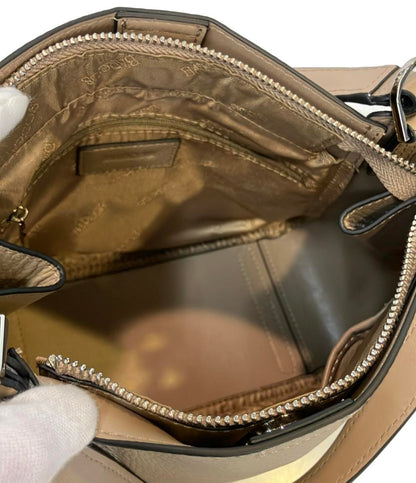 BARCOS 2way ハンドバッグ ショルダーバッグ 斜め掛け シュリンクレザー レディース バルコス