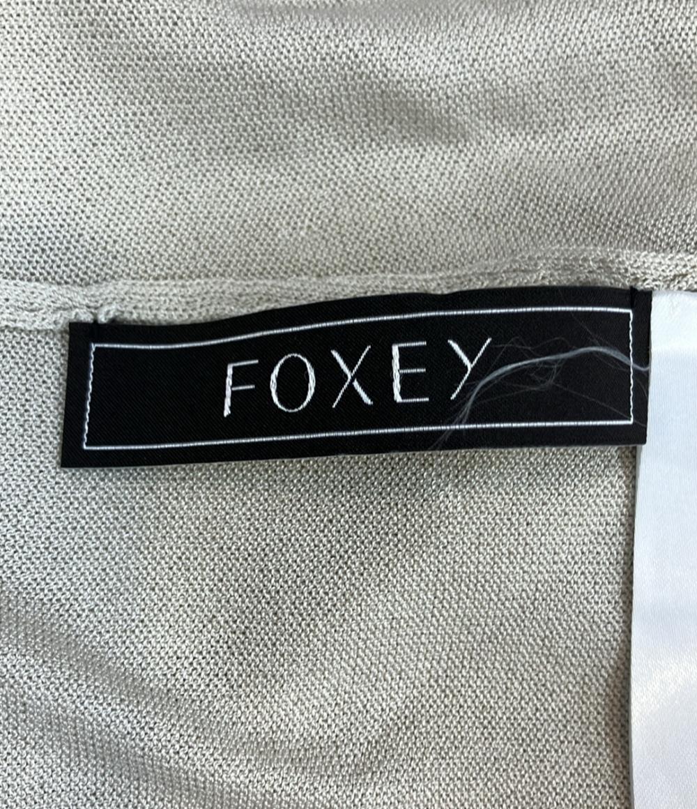フォクシー 長袖ガーディアン アンサンブル ベージュ ミセス エレガンス 42125-KSJ0F15X レディース FOXEY FOXEY 長袖ガーディアン アンサンブル ベージュ ミセス エレガンス