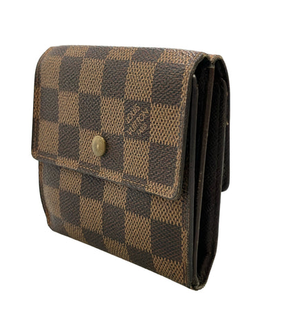 LOUIS VUITTON Wホック 二つ折り財布 ポルトフォイユ エリーズ ダミエ N61654 メンズ レディース ルイ・ヴィトン