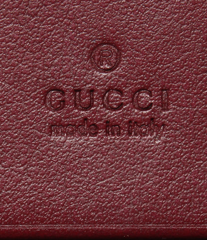 美品 GUCCI 二つ折り財布 GGスプリーム キャンバス ミニ ウォレット アニマル オウル 818767･0416 レディース グッチ