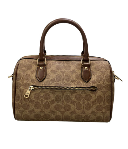 美品 COACH 2WAY ハンドバッグ ショルダーバッグ 斜め掛け シグネチャー CV961 レディース コーチ