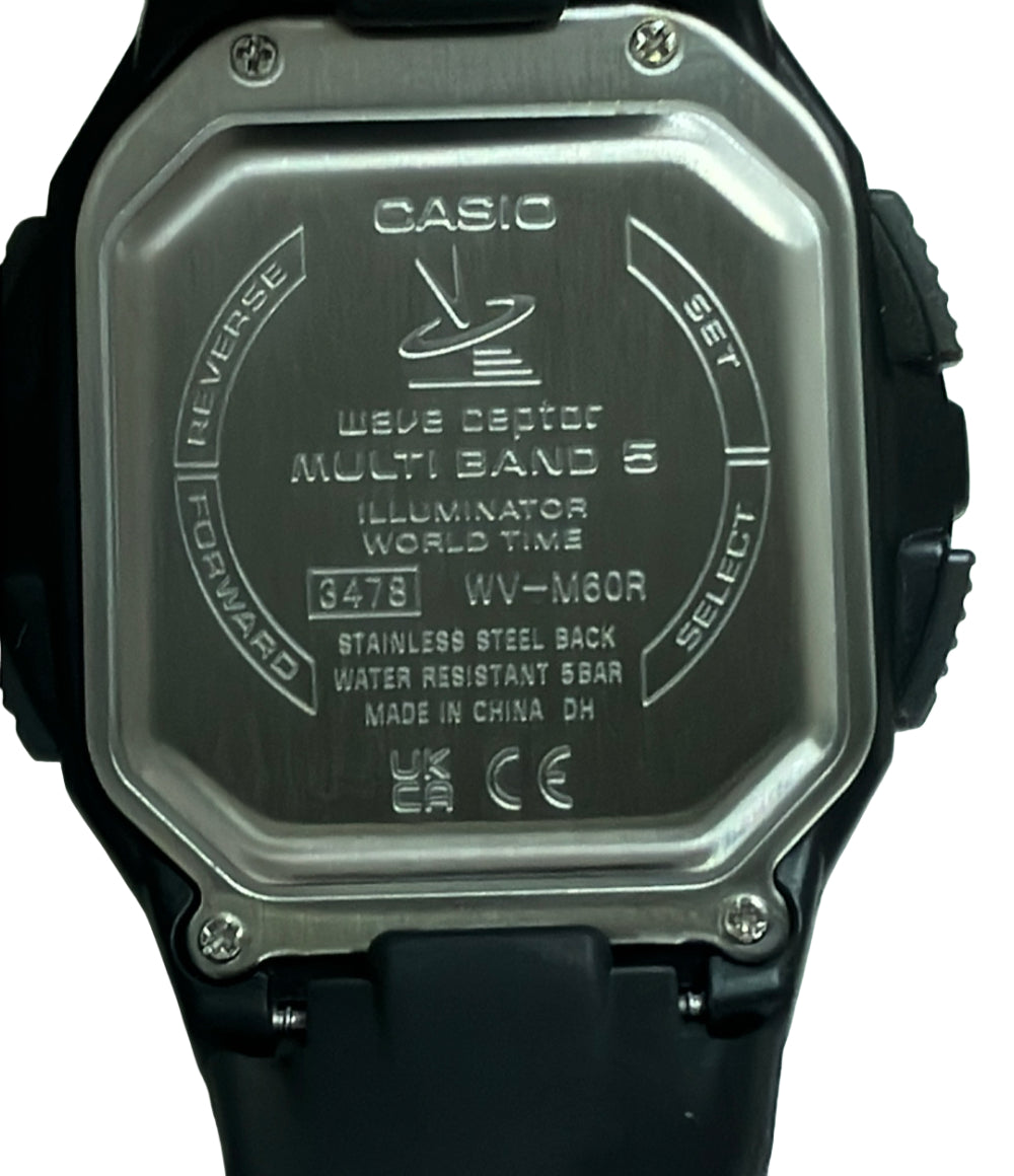 CASIO 腕時計 電池式電波 ウェーブセプター クオーツ WV-M60R メンズ カシオ