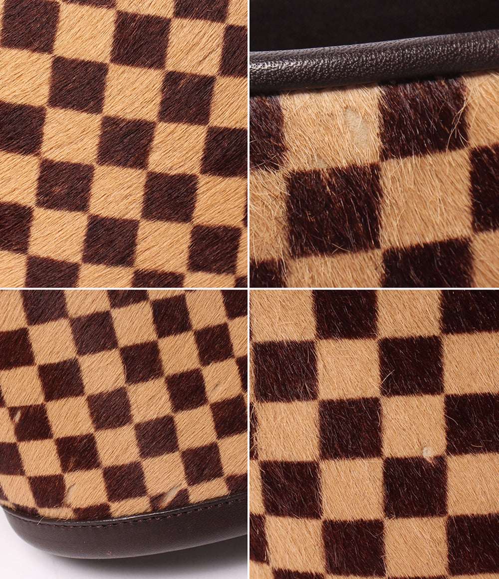 LOUIS VUITTON ハンドバッグ ハラコ インパラ ダミエソバージュ M92133 ルイ・ヴィトン