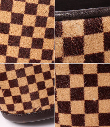 LOUIS VUITTON ハンドバッグ ハラコ インパラ ダミエソバージュ M92133 ルイ・ヴィトン
