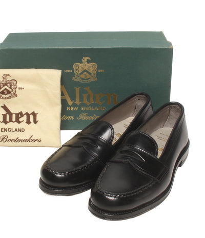 訳あり ALDEN ローファー 987 ペニーローファー コードバン ブラック メンズ SIZE 6 オールデン
