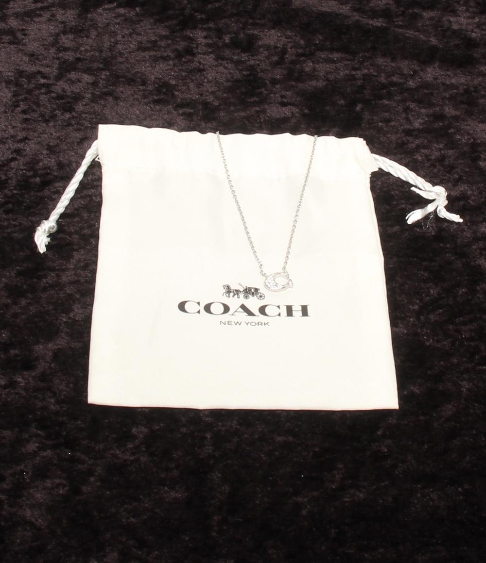美品 コーチ ネックレス Cロゴ レディース COACH