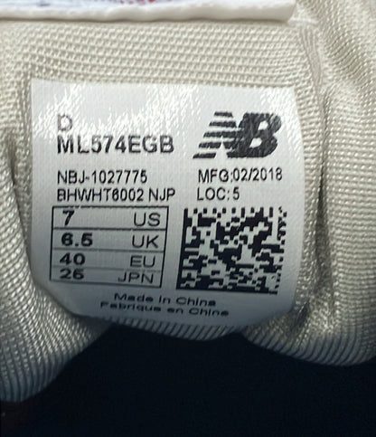 NEW BALANCE ローカットスニーカー 574 Classic ML574EGB メンズ レディース SIZE 26.0 ニューバランス