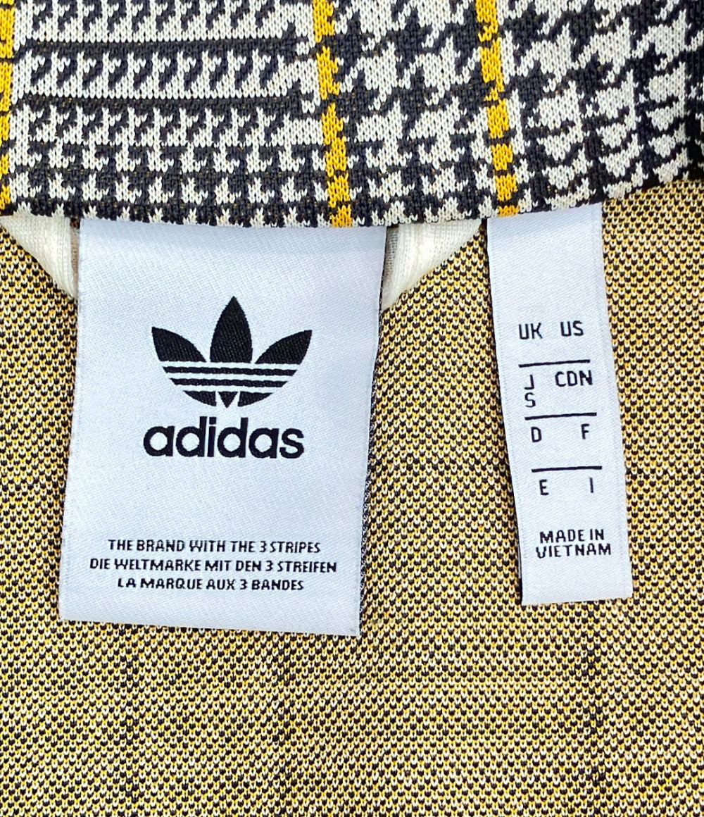 美品 adidas 千鳥格子柄 トラックジャケット メンズ SIZE S アディダス