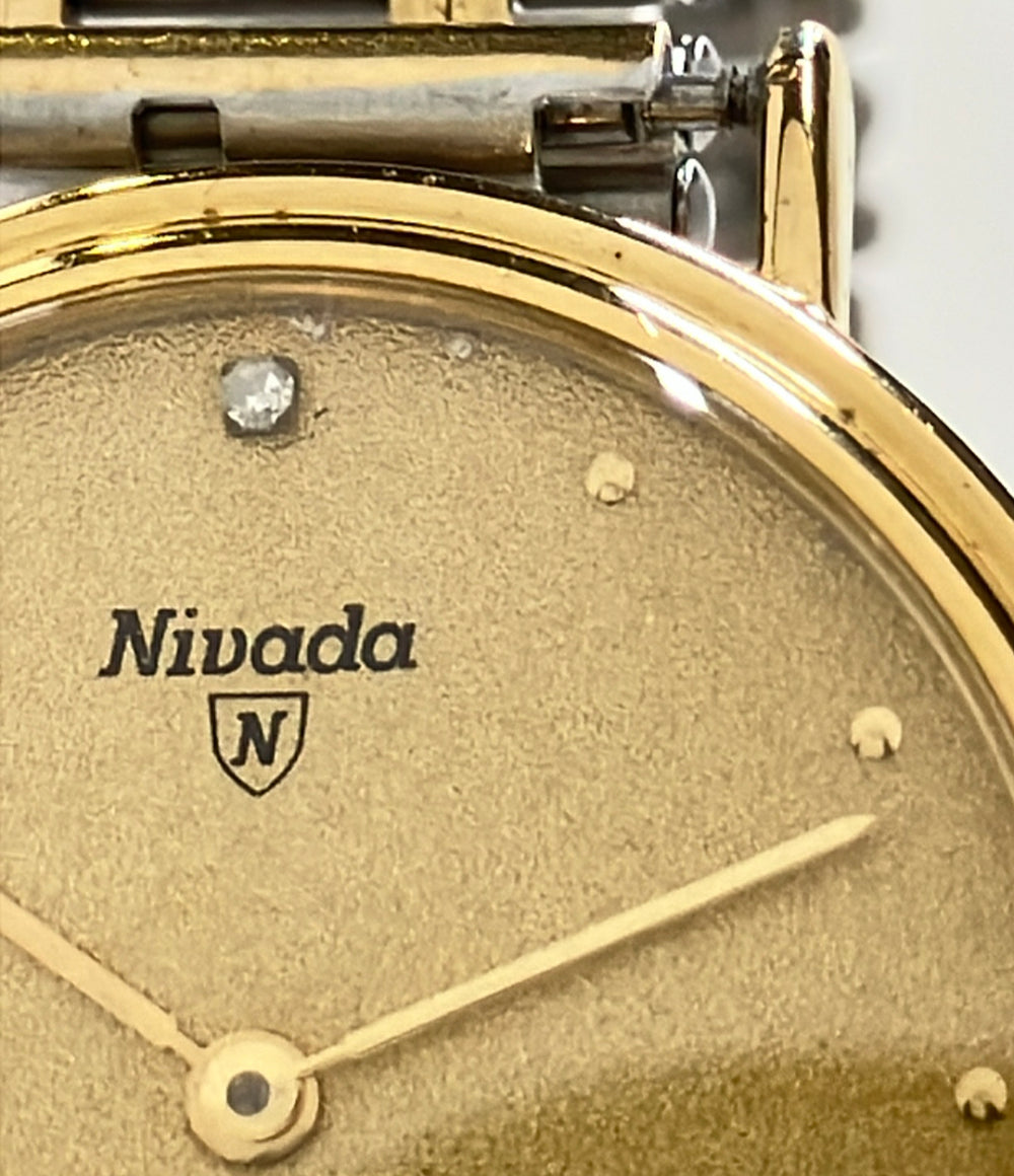 NIVADA 腕時計 クオーツ ゴールド N-21110 メンズ ニバダ