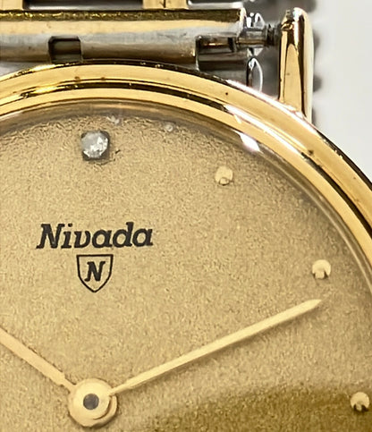 NIVADA 腕時計 クオーツ ゴールド N-21110 メンズ ニバダ