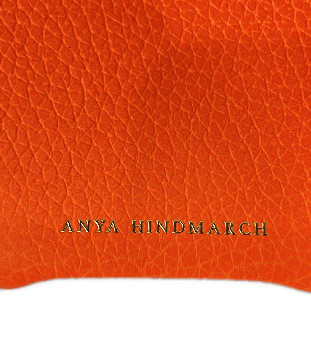 美品 アニヤ・ハインドマーチ スマホケース ショルダーストラップ付き iPhoneX レディース Anya Hindmarch