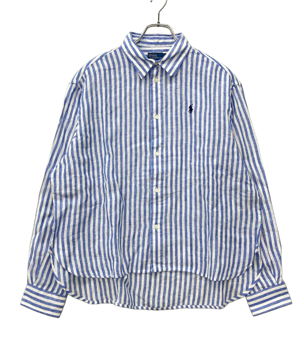 美品 POLO RALPH LAUREN 長袖シャツ ストライプ メンズ SIZE M ポロ・ラルフローレン