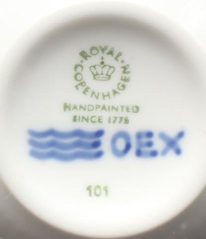 美品 Royal Copenhagen プレート 皿 24cm マグカップ 4点セット ブルーフルーテッド メガ ロイヤルコペンハーゲン