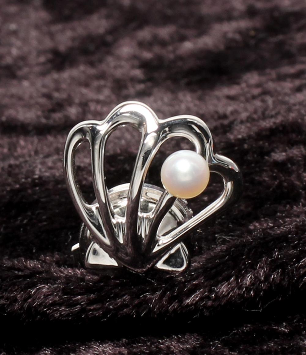 美品 TASAKI タイピン SV 貝殻モチーフ メンズ タサキ