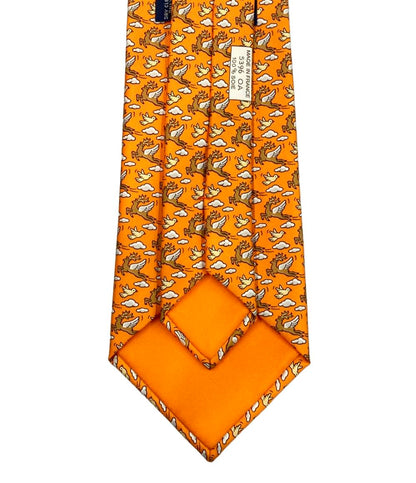 美品 エルメス ネクタイ シルク100% メンズ HERMES