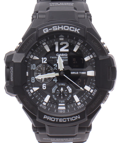CASIO 腕時計 スカイコックピット G-SHOCK クオーツ ブラック GA-1100 メンズ カシオ