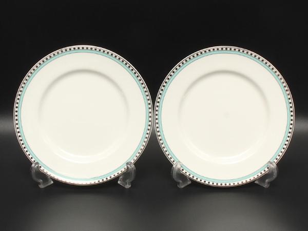 TIFFANY&Co. ティファニー プラチナブルーバンド デザートプレート 4枚