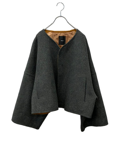 ebure ノーカラーコート 18AW 2810400103 レディース SIZE 36 (S) エブール