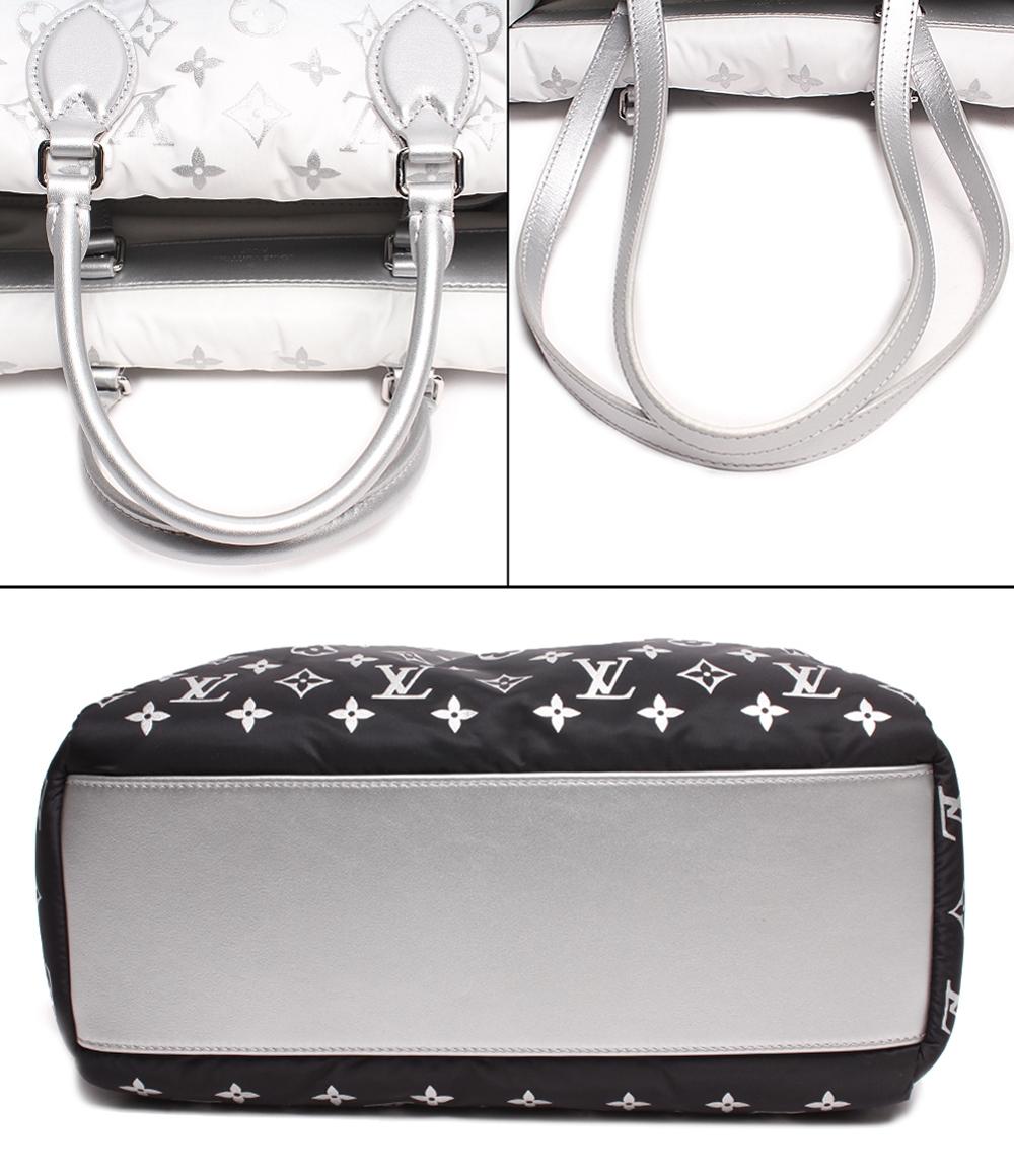 美品 ルイヴィトン トートバッグ オンザゴー MM モノグラム ナイロン グラデーション フロスト LV SKI LVスノー カプセルコレクション M11847