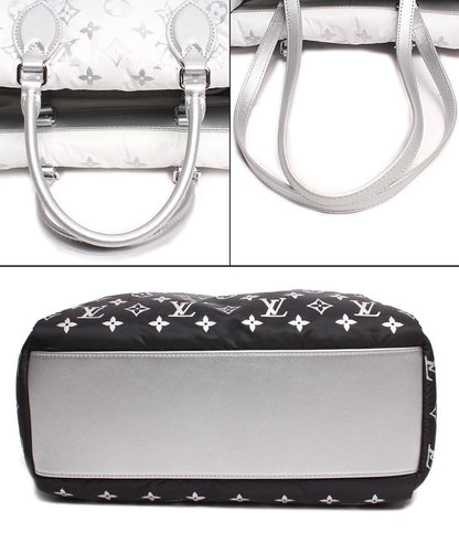 美品 ルイヴィトン トートバッグ オンザゴー MM モノグラム ナイロン グラデーション フロスト LV SKI LVスノー カプセルコレクション M11847