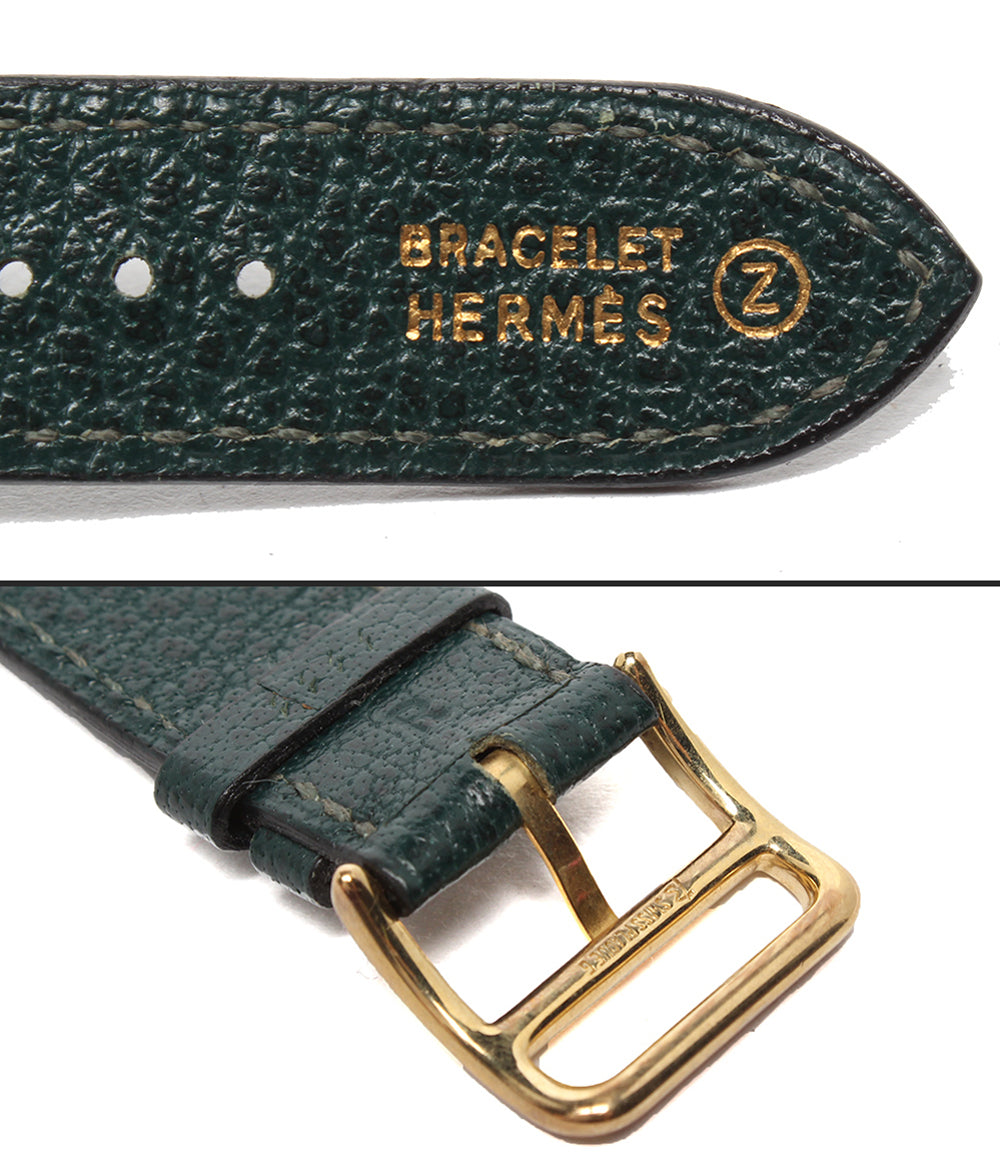 HERMES 腕時計 Hウォッチ ラムサス クオーツ ホワイト RS1.501 レディース エルメス