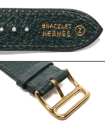 HERMES 腕時計 Hウォッチ ラムサス クオーツ ホワイト RS1.501 レディース エルメス